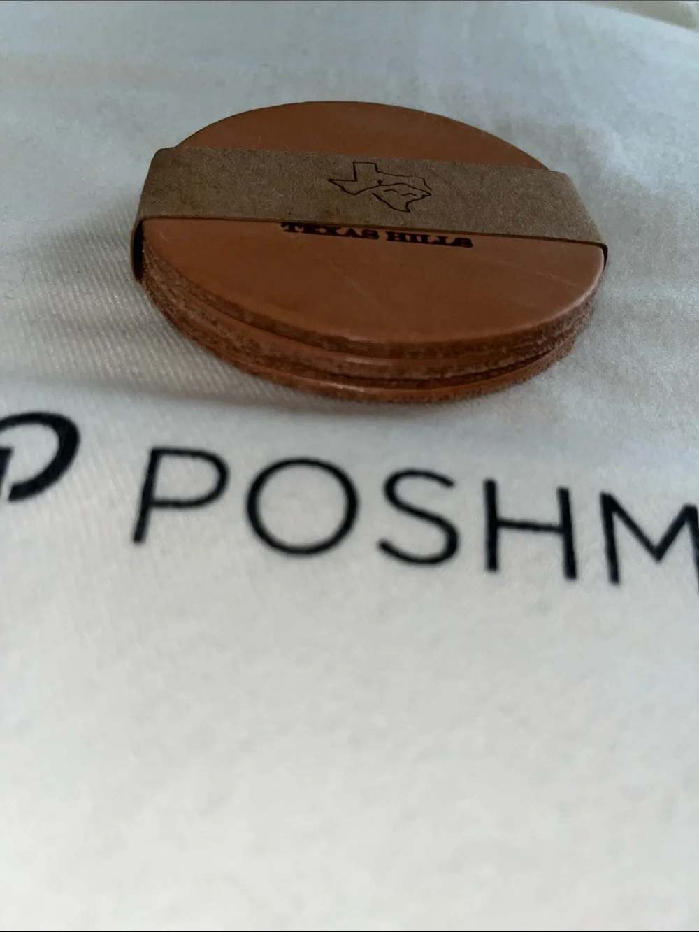 Tan Leather Drink Coaster Set